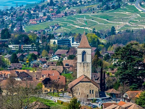 Commune de Blonay - Saint-Légier - Klicken, um das Panorama Bild vergrössert darzustellen