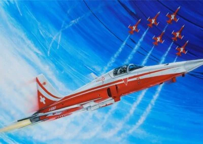 Leinwandbilder Figuresk und Abstrakt, Patrouille Suisse