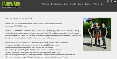 Mitarbeiter gesucht - Fahrrad Service - Fahrwärk Mobiler Bike Service - Pratteln