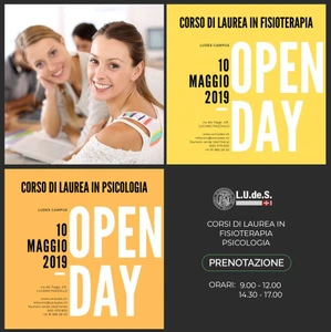 Sono aperte le iscrizioni! Approfitta dell'OPEN DAY per approfondire il corso di tuo interesse.