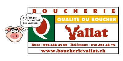 Boucherie Vallat de Bure et Delémont et Porrentruy