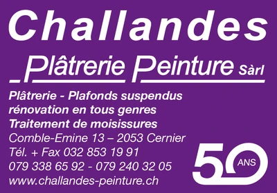 Challandes plâtrerie peinture Sàrl