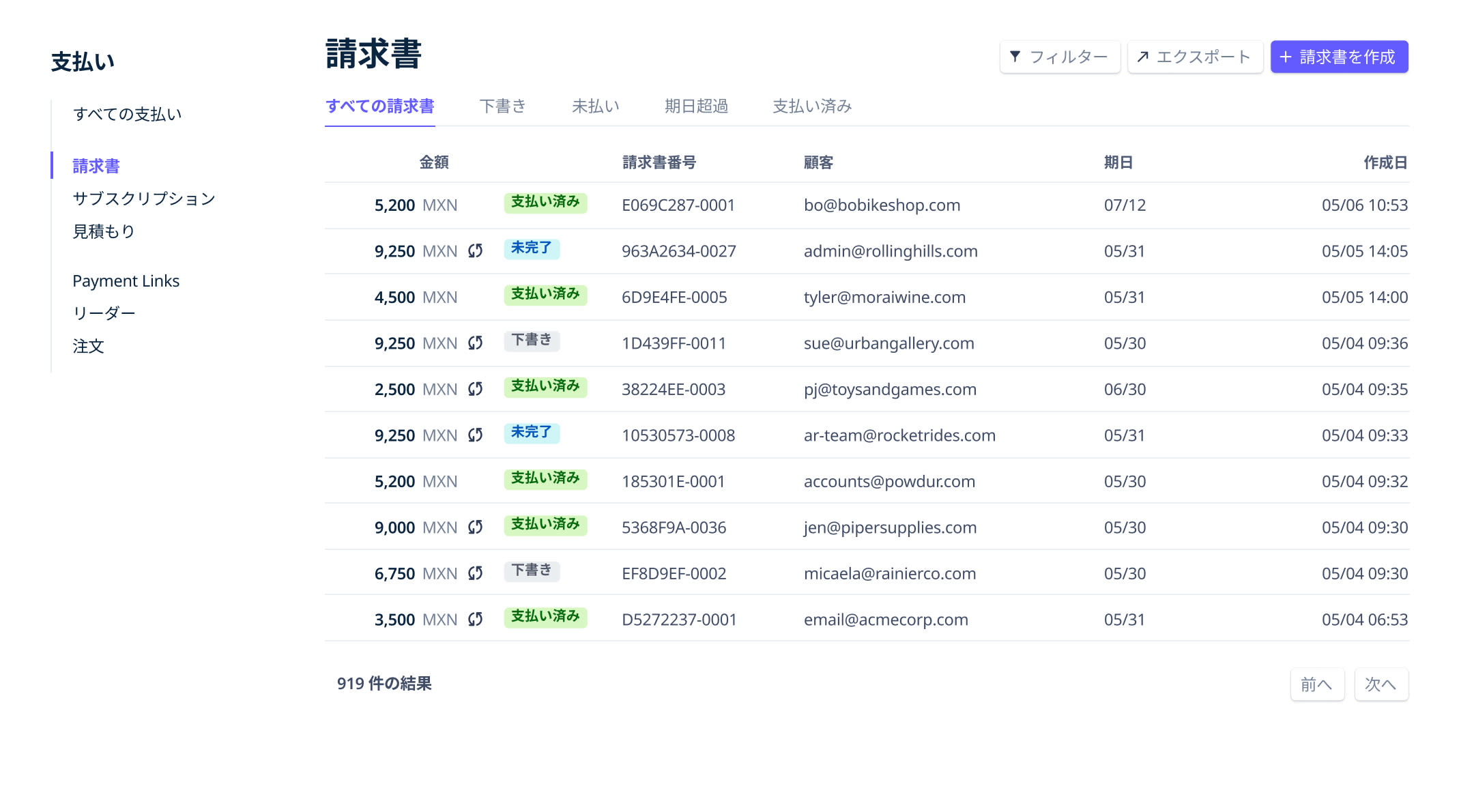 invoices-dashboard-japanese