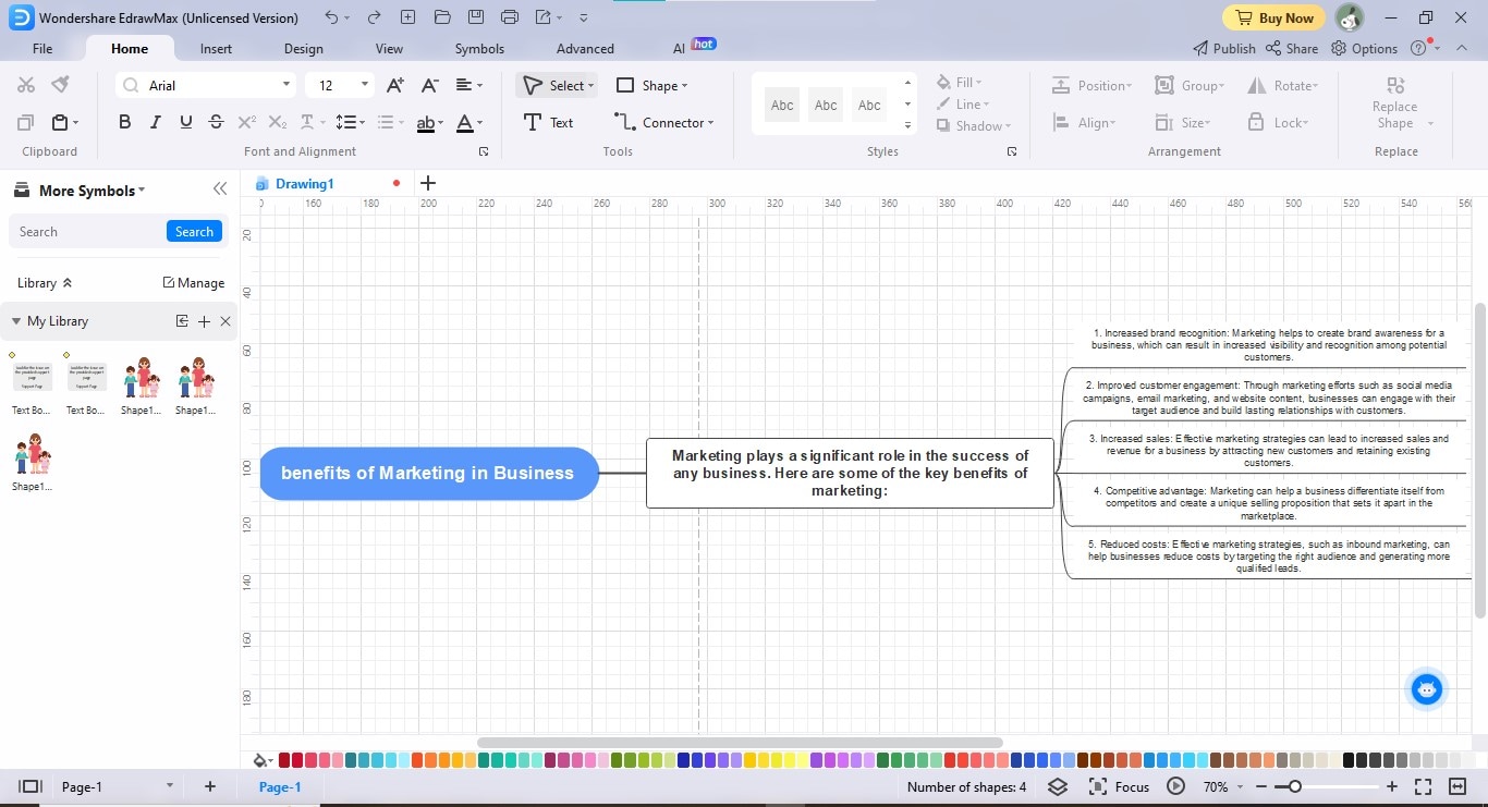 edraw ai mind map generation