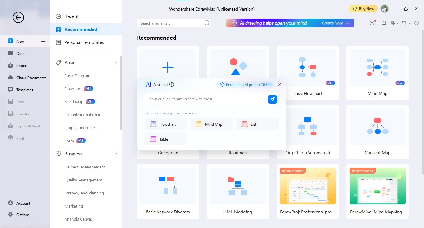 waking edraw ai for mindmap creation