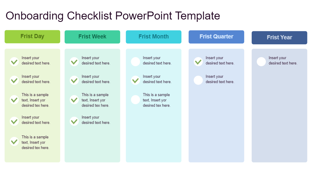 onboarding checklist for new hire template