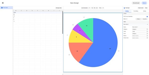 datylon pie chart creator