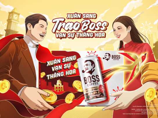 Boss Coffee New Year Campaign