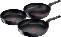 Tefal Hard Titanium Pro Set de Poêles à Frire 24 + 28 cm + Wok 28 cm Poêle à frire