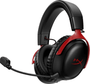 HyperX Cloud III Casque Gamer Sans fil - Noir/Rouge (PC, PS5, PS4) Casque gamer pour PC