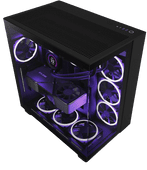 NZXT H9 Flow - Black Boîtier d'ordinateur