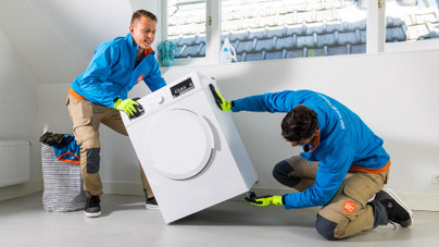 Delivery and installation of your heat pump dryer