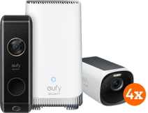 EufyCam 3 4-pack + Video Doorbell Dual 2 Pro IP camera