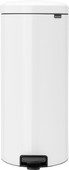 Brabantia NewIcon Pedal Trash Can 30L White 30L trash cans