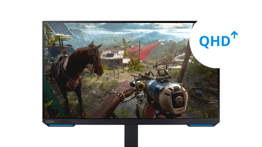 Gaming monitors with a high resolution