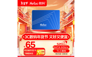 朗科（Netac）120GB SSD固态硬盘 SATA3.0接口 N530S超光系列 电脑升级核心组件 