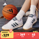 adidas ENTRAP休闲少年感复古篮球鞋男女春季新款阿迪达斯官方   白色/蓝色   42