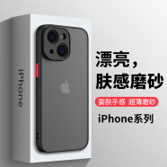 膜法匠适用于苹果15plus手机壳iPhone15plus保护套全包半透明磨砂超薄防摔高端男女款