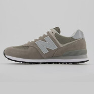 NEW BALANCE新百伦（New Balance） 男士经典574复古跑鞋 缓震透气跑步鞋 休 灰色 Grey 43码/US9.5