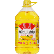 鲁花 食用油  玉米油 桶装 5L