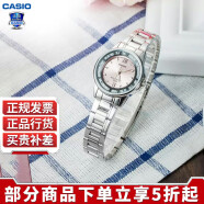 卡西欧（CASIO）女表LTP-1391系列不锈钢闪耀表圈时尚简约石英防水女士手表 LTP-1391D-4AVDF