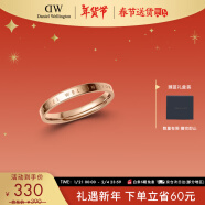 丹尼尔惠灵顿（DanielWellington）dw戒指女时尚玫瑰金对戒男女同款情人节礼物送女友DW00400017