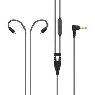 MEE audio MX PRO 系列和 M6 PRO 替换耳机线,带内嵌麦克风和遥控器(黑色)