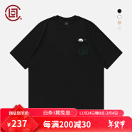 CLOT CLOTTEE by CLOT口袋熊猫防晒冰感短袖T恤 瑞系列 陈冠希主理 黑色 L