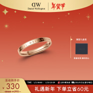 丹尼尔惠灵顿（DanielWellington）dw戒指男饰品玫瑰金情侣对戒新年礼物送男友DW00400026