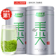 乐品乐茶特级板栗清香型毛尖绿茶茶叶 2024新茶明前春茶嫩芽礼盒装共250g