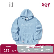 :CHOCOOLATE it 女装摇粒绒连帽卫衣新品时尚饰logo3525XW BLE/蓝色 M