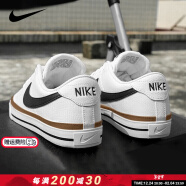 耐克（NIKE）男鞋板鞋 24冬季新款时尚运动鞋舒适耐磨低帮运动休闲鞋滑板鞋 COURT LEGACY/白棕/偏小半码 43 275mm/9.5