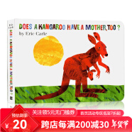 英文原版纸板书绘本 Eric Carle 艾瑞卡尔爷爷Does a Kangaroo Have a Mother Too 袋鼠也有妈妈吗 儿童启蒙幼儿学习英文版绘本