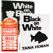 英文原版绘本 Black on White/White on Black 黑加白 白加黑 纸板书