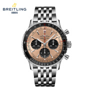 百年灵（BREITLING）航空计时B01计时腕表43男士腕表手表AB0138241K1A1