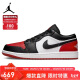 耐克NIKE篮球鞋男AJ1乔1JORDAN 1低帮运动鞋553558-161白黑红41