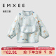 嫚熙（EMXEE）宝宝吃饭罩衣围兜围裙防水防脏婴儿辅食反穿衣饭兜儿童罩衣 嫚熙大鹅【长袖款】 90（适合身高80-90cm） 1-2岁