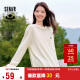 森马（Semir）梅花系列长袖T恤女中长款印花2024秋季oversize上衣109524101001