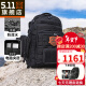 5.11（TACTICAL SERIES ）城市轻户外登山包rush耐磨战术包511通勤突击12小时双肩背包56561 12小时-24L容量/黑色