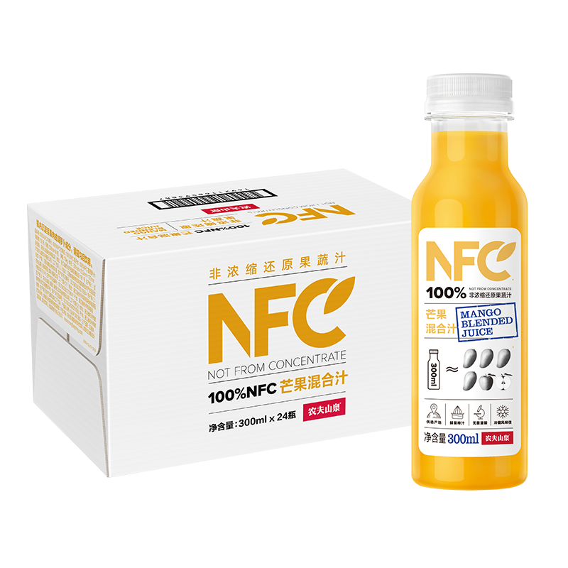 ϺũɽȪ NFC֭ 100%NFCâ֭300ml*24ƿ װһһ131.52Ԫ65.76Ԫ/ʱ