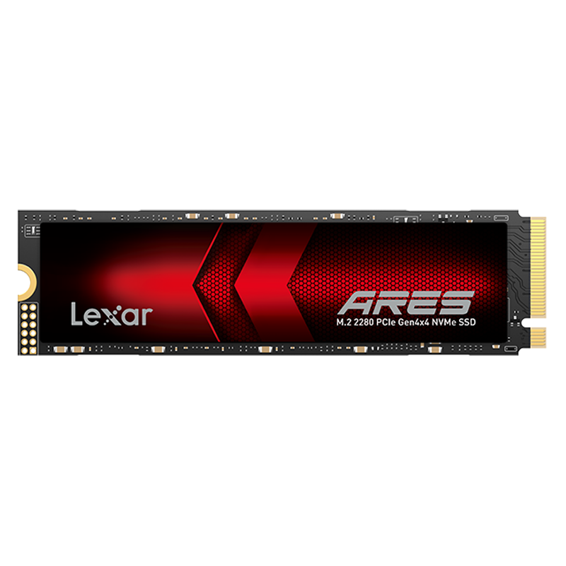 ׿ɳLexarARES սϵ PCle4.0̨ʽSSD̬ӲM.2 NVMe ʼǱPS5 װ 4TB 7400MB/s64GU+ɢס 羺PCIe1499Ԫȯ