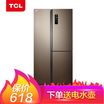 TCL BCD-410WEZ50伯爵金 对开门 冰箱