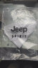 JEEP SPIRIT吉普休闲长袖t恤男商务简约宽松POLO翻领男士体恤打底衫 PS0037蓝色 L码建议140-155斤左右 实拍图