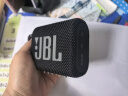 JBL GO3 音乐金砖三代 便携蓝牙音箱 低音炮 户外音箱 迷你小音响 防水防尘长续航 新年礼物音响 黑色 实拍图