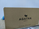 AGATHA【 杨幂同款】里奥珐琅耳环女士【新年生日礼物】高级感优雅耳饰 酒红色 晒单实拍图