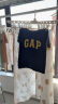 GAP【两件套】男女幼童2024春秋新款LOGO棉质短袖T恤404338 晒单实拍图