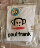 大嘴猴（paul frank）短袖t恤男2024潮牌简约印花宽松男装t恤纯棉重磅240g白色3XL 晒单实拍图