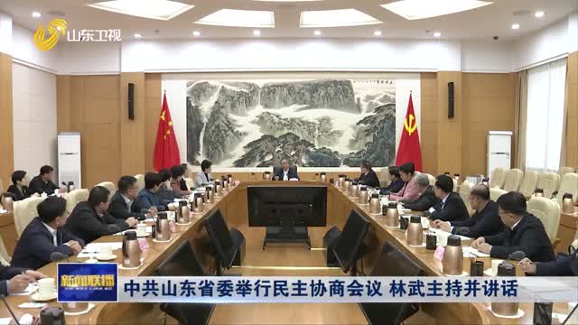 中共山东省委举行民主协商会议 林武主持并讲话