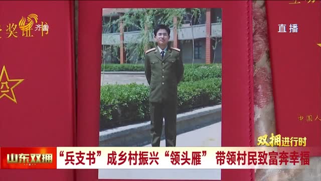 “兵支书”成乡村振兴“领头雁” 带领村民致富奔幸福