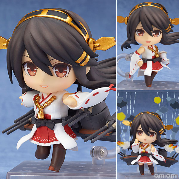 【中古】【特典】ねんどろいど 艦隊これくしょん -艦これ- 榛名（GOOD SMILE ONLINE SHOP予約特典 付）[グッドスマイルカンパニー]